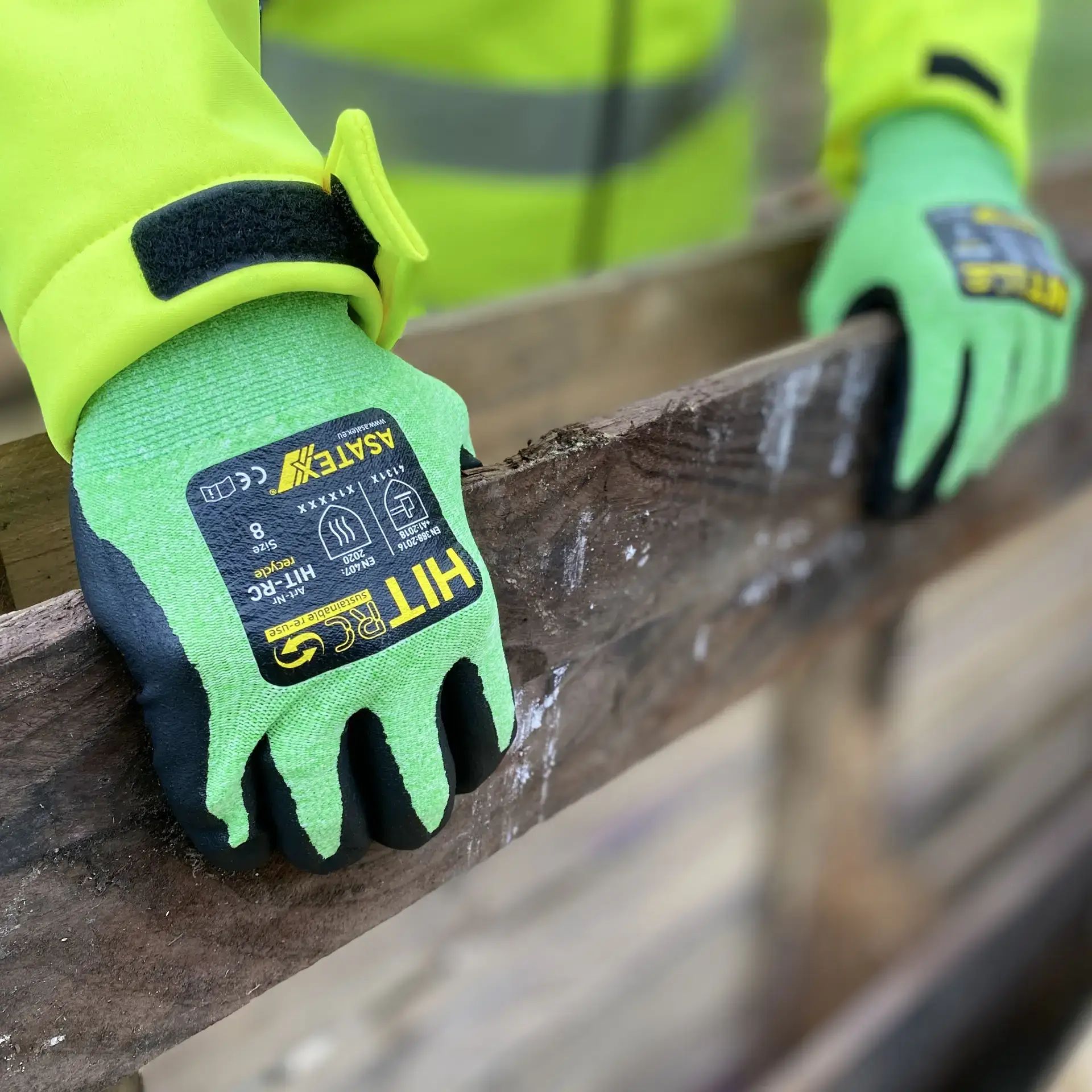 Feinstrickhandschuh HIT-RCC grün 9