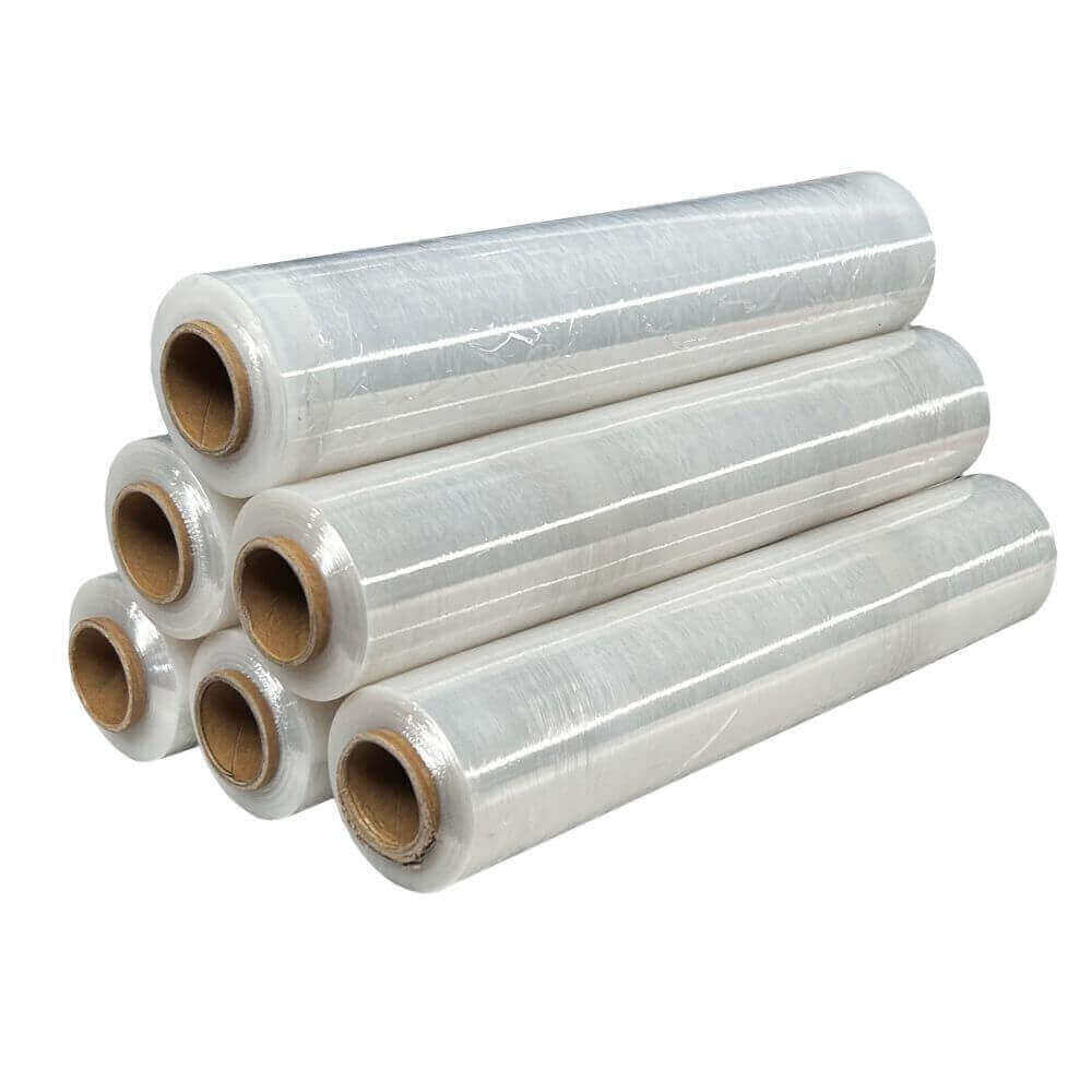 Hand- Stretchfolie 23µm - transparent 500mmx300m Hand- Stretchfolie 20µm - transparent 500mmx300m