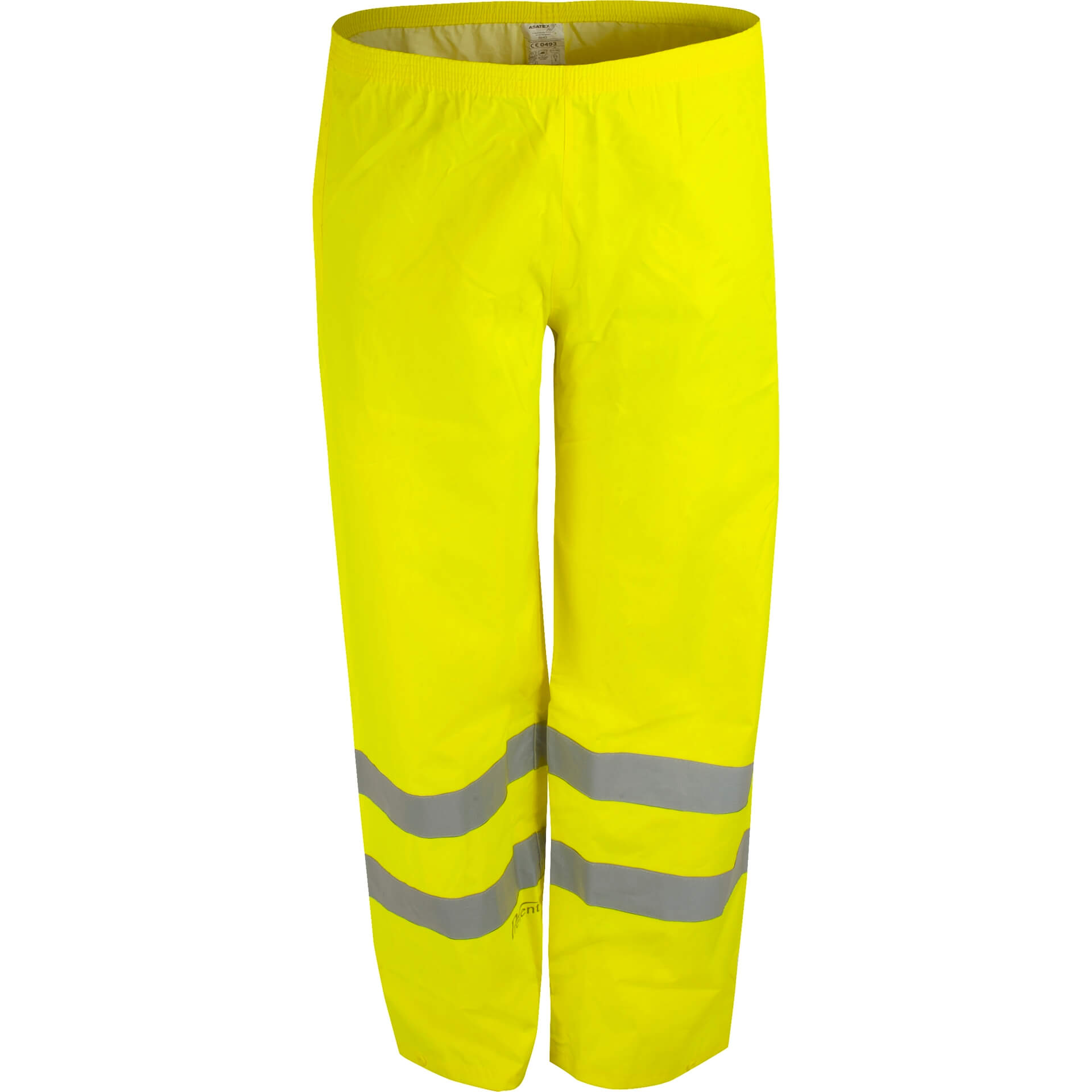 PREVENT Warnschutz-Regenbekleidung RHG - Fluoreszierende gelbe Regenhose mit reflektierenden Streifen