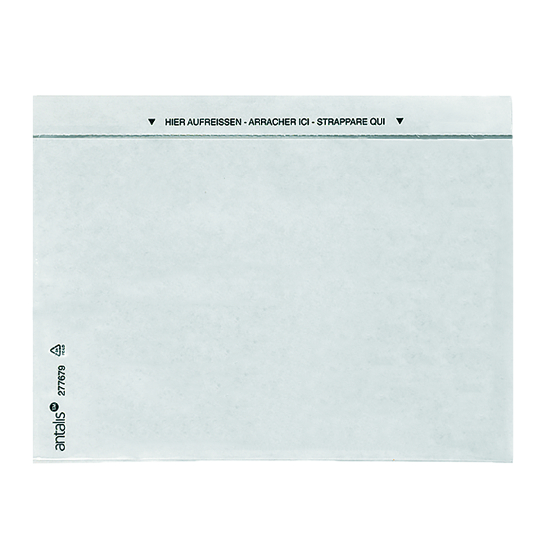 Dokumententaschen C5, transparent, unbedruckt (Inhalt 1000 Stück) Dokumententaschen C5, transparent, unbedruckt (Inhalt 1000 Stück)