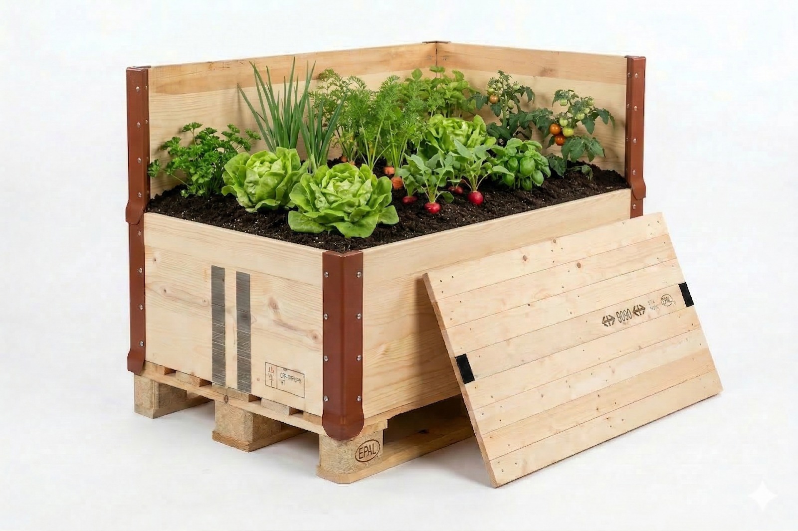 Hochbeet Rahmen SET - Rahmen/Deckel/Palette