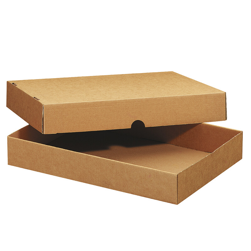 Formatschachtel braun A4 300 x 215 x 80 mm Boden 1 Seite abklappbar E-Welle 1.500 mm (Inhalt 50 Stück) Formatschachtel, 550 x 410 x 60 mm (Inhalt 25 Stück)