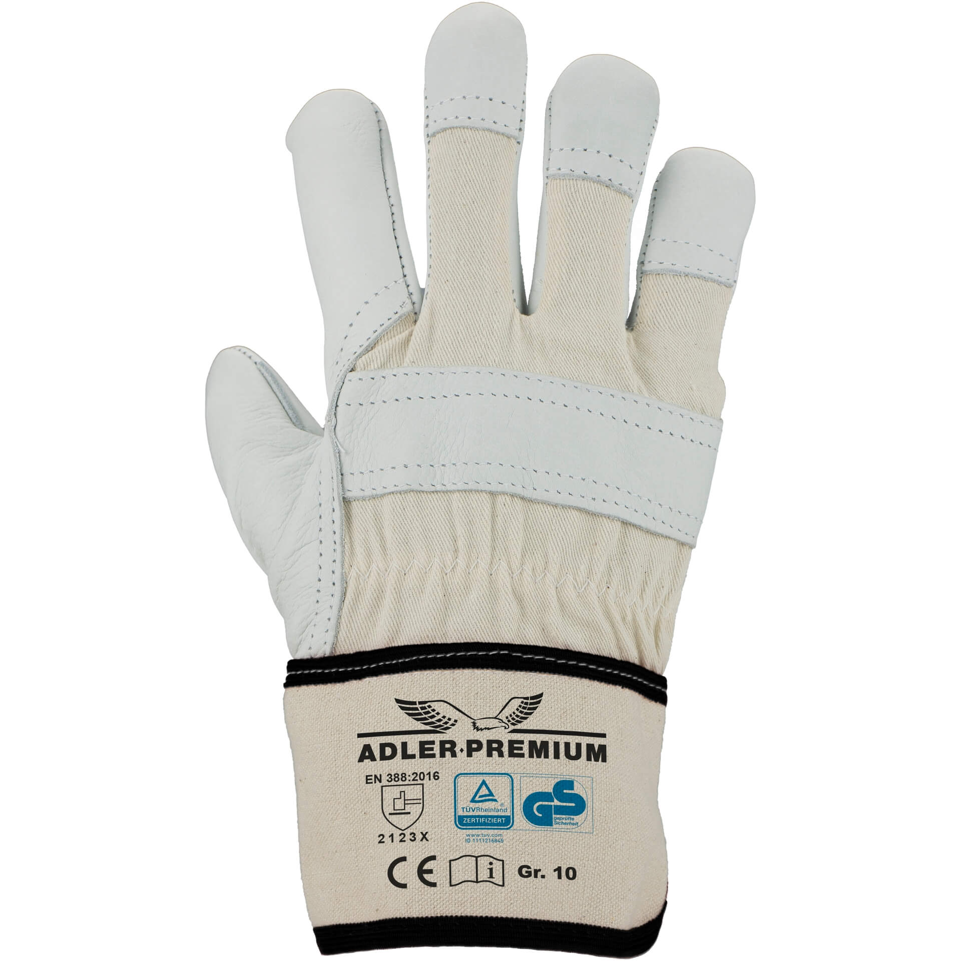 Rindnarbenleder-Handschuh ADLER-PREMIUM