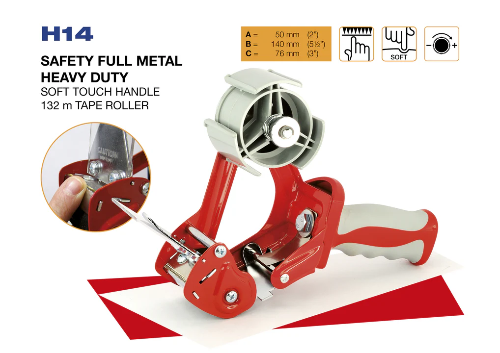 Klebeband - Abroller H14 mit Softgriff Klebeband - Abroller H14 mit Softgriff