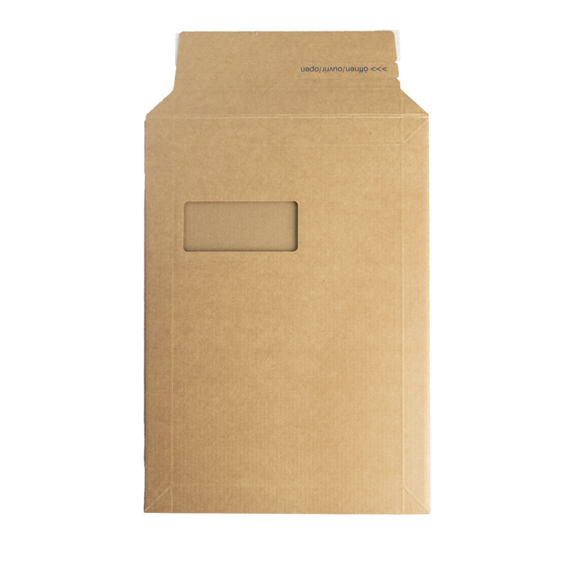 Fensterkuverts - Premium braun B4 250 x 350 mm Fenster links E-Welle (Inhalt 50 Stück) Fensterkuverts - Premium braun B4 250 x 350 mm Fenster links E-Welle (Inhalt 50 Stück)