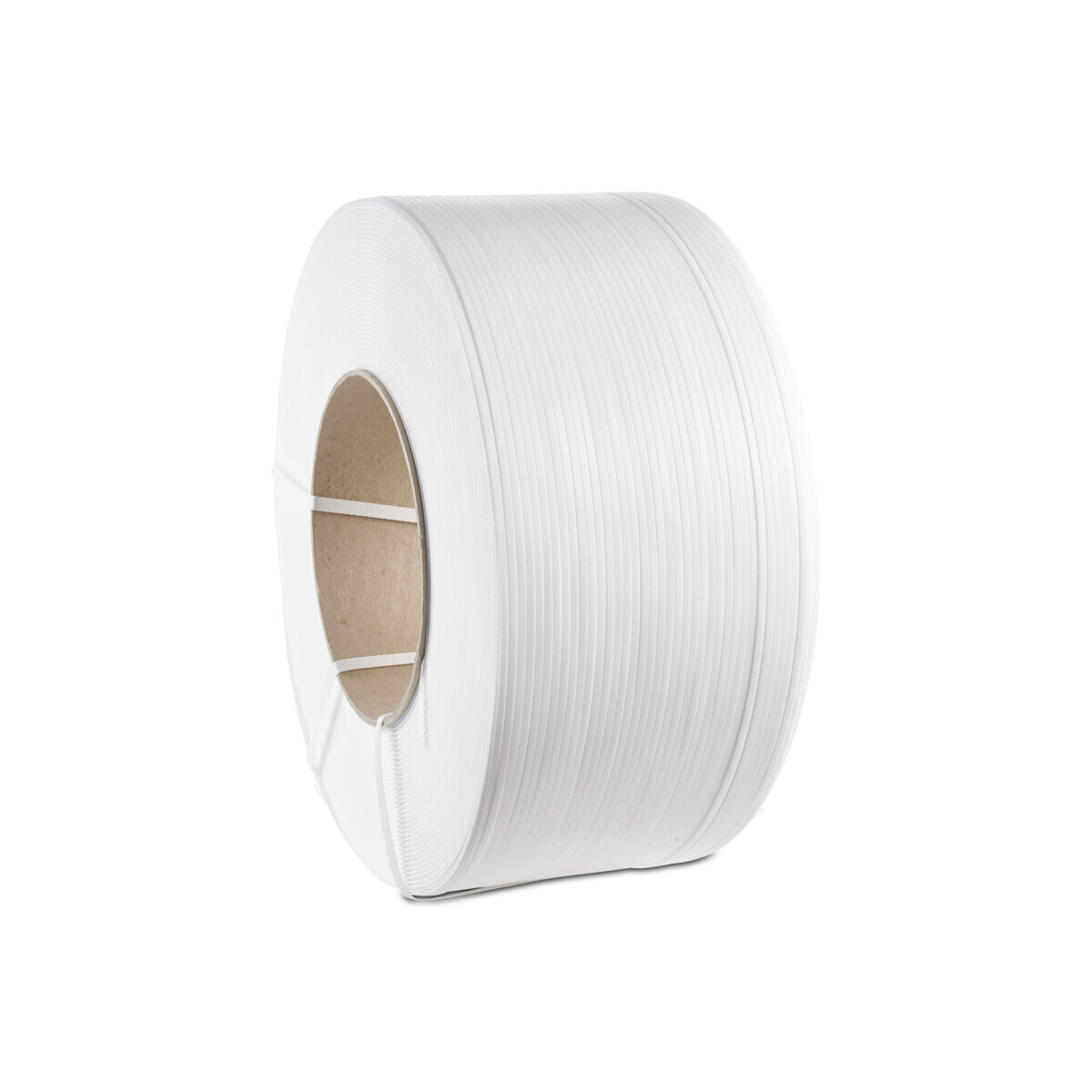 PP-Umreifungsband weiss 8 mm x 4000 m | 2 Rollen | Kern 200 