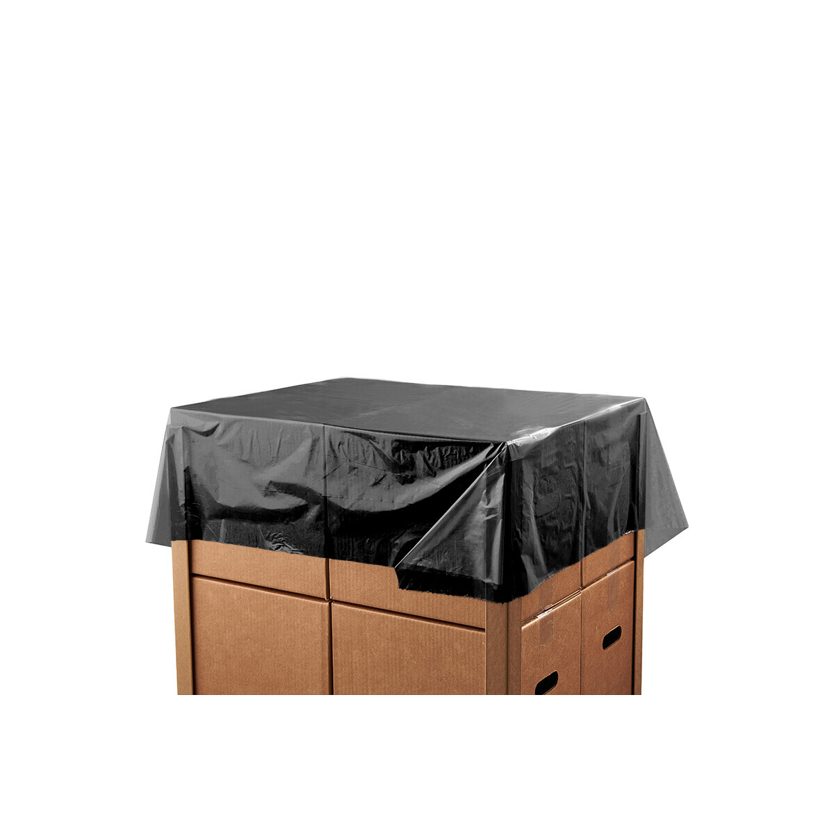 Deckblatt-Folie schwarz 1200 x 1600 mm LD-PE 25 µm auf