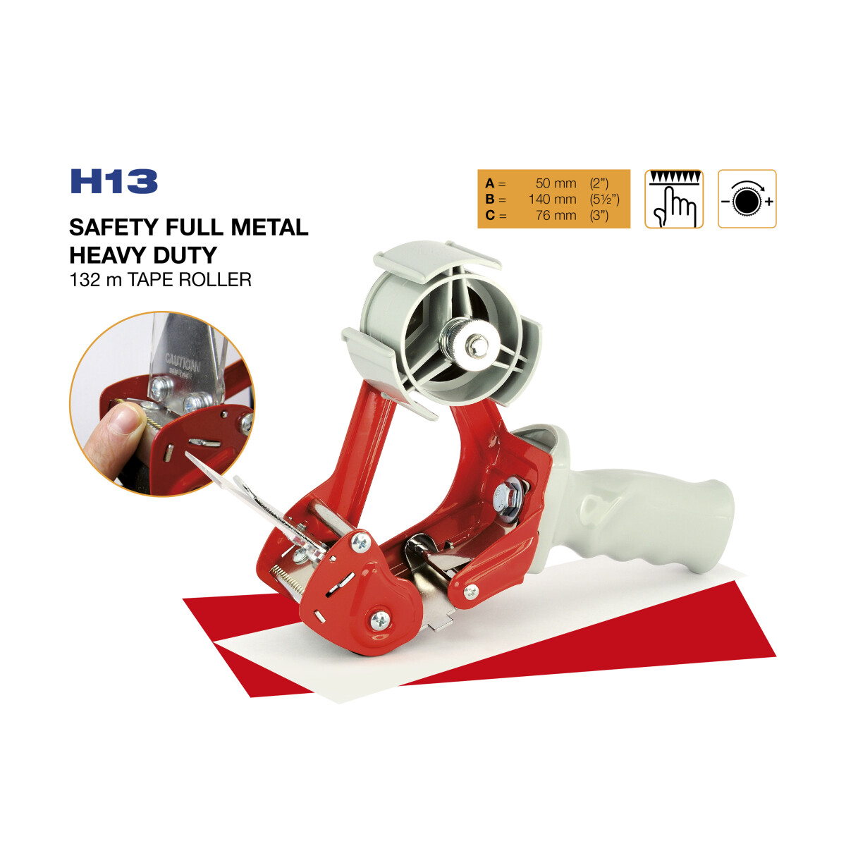 Klebeband-Abroller H13 – Handabrol box