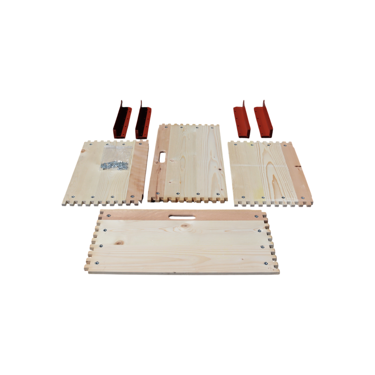 Stecksatz - Palettenrahmen 800x1200x400m box