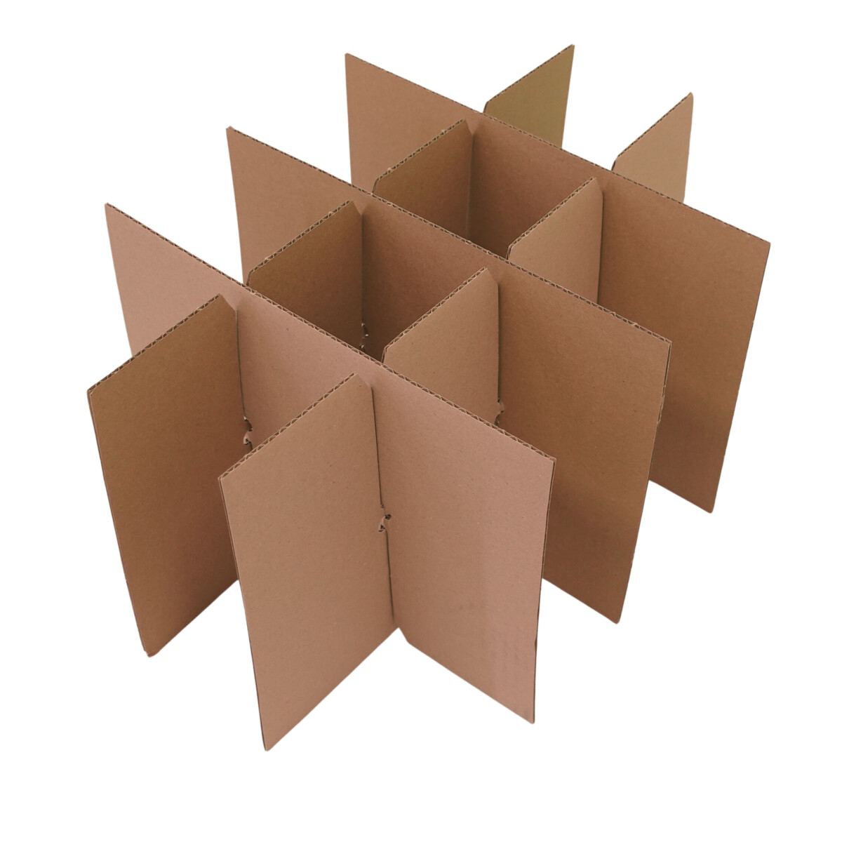 Steggarnitur für Weinkarton braun 3 box